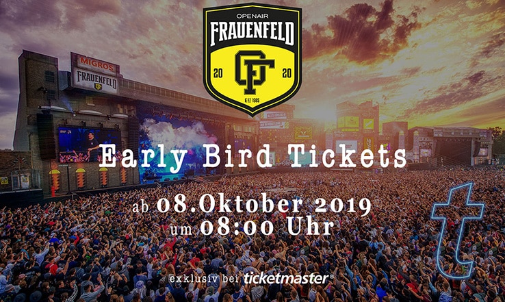Openair Frauenfeld: Vorverkaufstart Early Bird Tickets