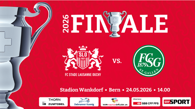 101. Schweizer Cup Final 2026 FC Stade Lausanne Ouchy – FC St.Gallen